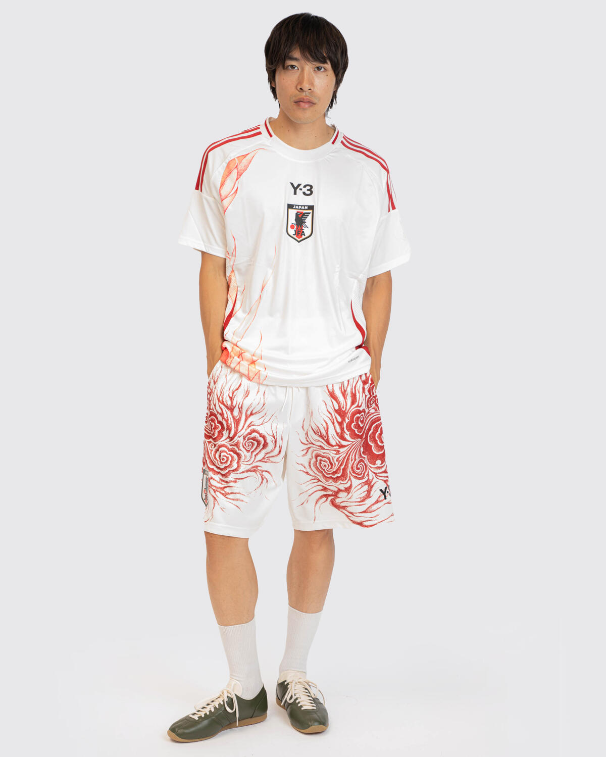 Y-3 x JFA GRAPHIC SHORTS | JC7569 | AFEW STORE Y-3 x JFA GRAPHIC SHORTS | JC7569 | AFEW STORE